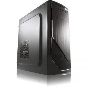 günstig office PC LC-Power 7035B Midi Tower ohne Netzteil schwarz