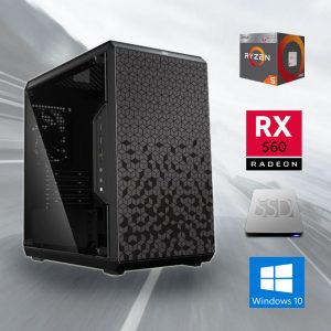 Gamer PC Hexa-Core WN05 (Ryzen 5 1600 6×3.60GHz, 16GB DDR4, RX 560 4GB, 240GB SSD)