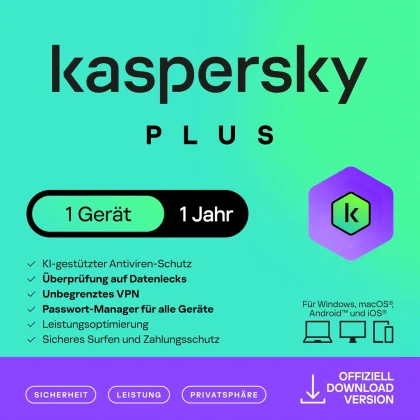 Kaspersky Plus Internet Security 2026 guenstig kaufen