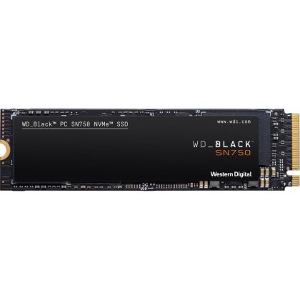 1000GB WD Black SN750 Gaming M.2 2280 PCIe 3.0 x4 NVMe 3D-NAND TLC