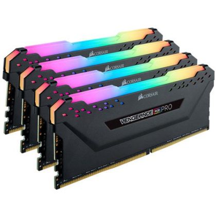32GB Corsair Vengeance RGB PRO schwarz DDR4-3000 DIMM CL15 Quad Kit