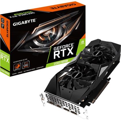 8GB Gigabyte GeForce RTX 2060 SUPER Windforce OC