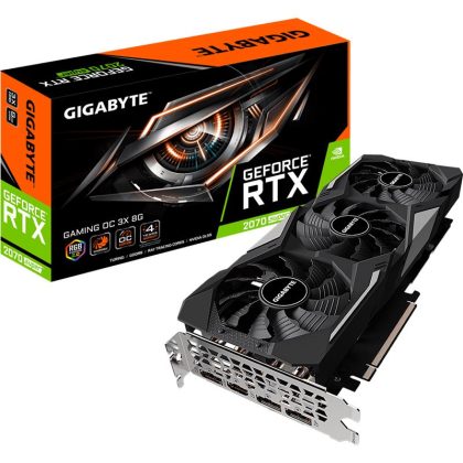 8GB Gigabyte GeForce RTX2070SUPER GAMING OC