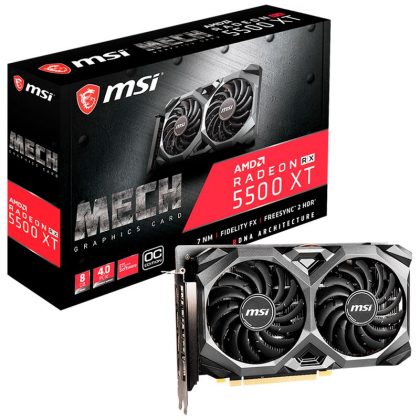 8GB MSI Radeon RX 5500 XT MECH 8G OC