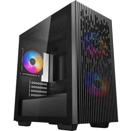 DeepCool Matrexx 40 3FS schwarz Mini Tower mit Glasfenster