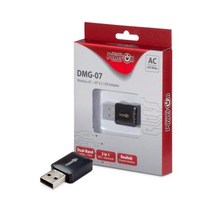 Inter-Tech "PowerOn" DMG-07 WiFi/Bluetooth Adapter