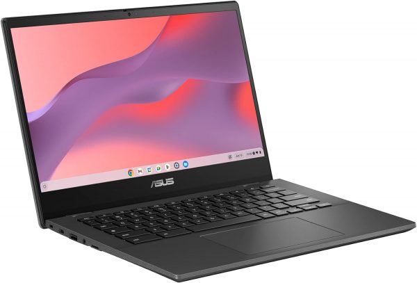 ASUS Chromebook CM1 Laptop | 14" Full-HD entspiegeltes Display | MediaTek Kompanio 510 | 4 GB RAM | 128 GB eMMC | ARM G52 MC2 | ChromeOS | QWERTZ Tastatur | Gravity Grey