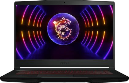 MSI Thin GF63 12UCX-1011, Gaming Laptop, 39,6 cm (15,6 Zoll) FHD, 144 Hz, Intel Core i5-12450H Prozessor, 16 GB DDR4-3200, 512 GB SSD, NVIDIA GeForce RTX 2050, Windows 11