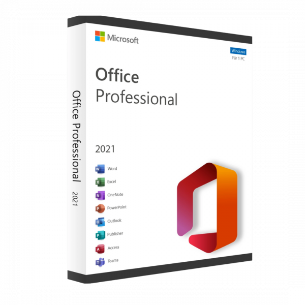 Microsoft Office 2021 Professional Vollversion Lebenslange Lizenz ESD