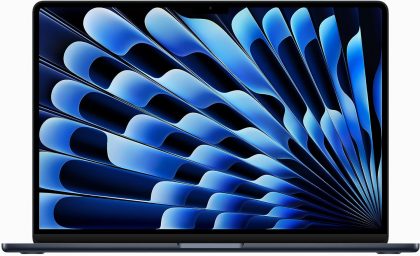 Apple 2023 MacBook Air Laptop mit M2 Chip 15,3 Liquid Retina Display, 16GB RAM, 512GB SSD Speicher, 1080p FaceTime HD Kamera. Funktioniert mit iPhone iPad, Mitternacht