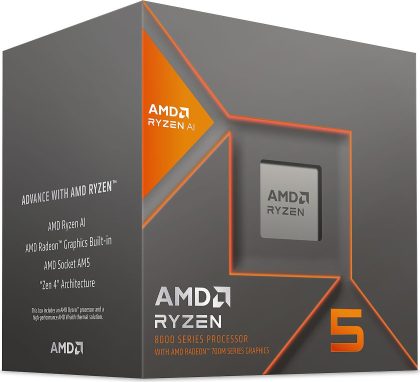AMD Ryzen 5 8600G Prozessor – 6 Kerne, 12 Threads, integrierte Radeon-Grafik