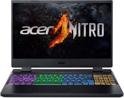 Acer Nitro 5 (AN515-58-794N) Gaming Laptop, 15,6" FHD 144Hz, Intel Core i7-12700H, 16 GB RAM, 1 TB SSD, NVIDIA GeForce RTX 4060, schwarz